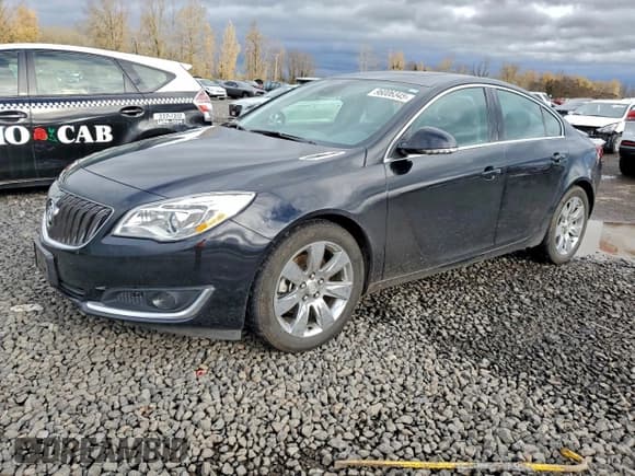 ✅ 2016 Buick Regal Premium II • VIN: 2G4GT5GX9G9199602 • Lot: 96006345. Listed on Copart with 103,350 mi. Free auction sales archive from the USA and detailed vehicle history report at DreamBid. Image 1.