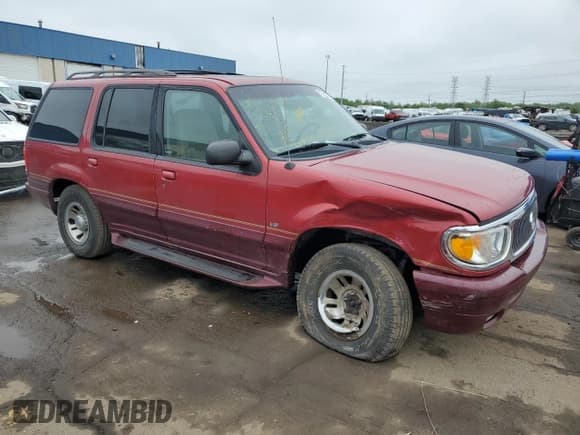 ✅ 1999 Mercury Mountaineer • VIN: 4M2DU55P5XUJ16364 • Lot: 57493435. Listed on Copart with 166,256 mi. Free auction sales archive from the USA and detailed vehicle history report at DreamBid. Image 4.
