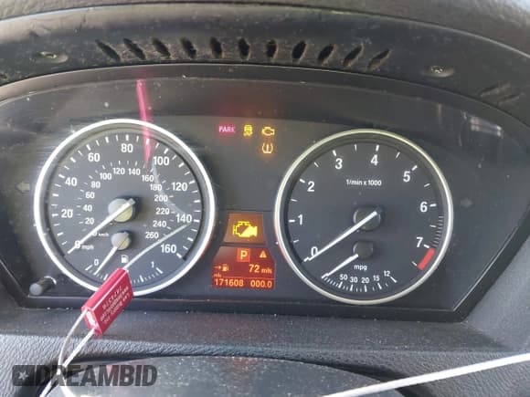 ✅ 2012 BMW X5 35i • VIN: 5UXZV4C54CL746752 • Lot: 43811720. Listed on IAAI with 171,608 mi. Free auction sales archive from the USA and detailed vehicle history report at DreamBid. Image 7.