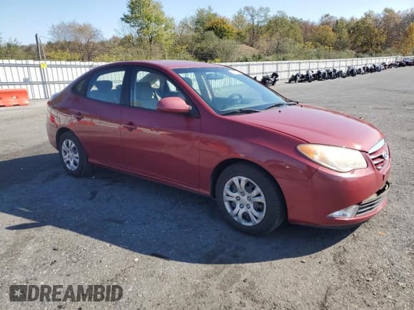 ✅ 2010 Hyundai Elantra SE • VIN: KMHDU4AD6AU163417 • Lot: 87389785. Listed on Copart with 131,700 mi. Free auction sales archive from the USA and detailed vehicle history report at DreamBid. Image 4.