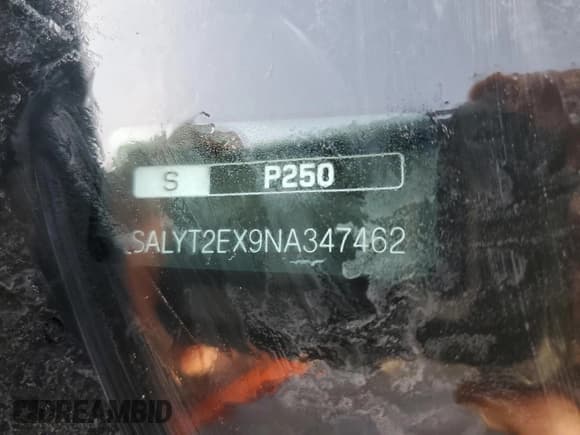 ✅ 2022 Land Rover Range Rover Velar R-Dynamic S • VIN: SALYT2EX9NA347462 • Лот: 45193125. Опубликован ранее на Copart с пробегом 24 602 миль. Бесплатный доступ к архиву аукционных продаж из США и подробный отчёт об истории автомобиля на DreamBid. Изображение 14.