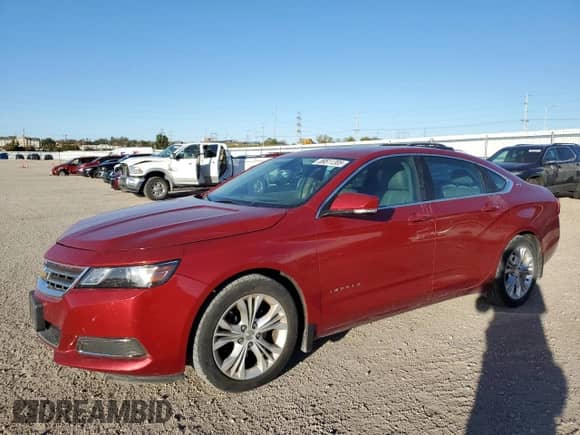 2014 Chevrolet Impala LT z VIN 1G1125S3XEU150712, wystawiony jako Copart lot #89511305 z przebiegiem 152 036 mil mil oraz Szkoda całkowita • Salvage title. Historia ofert i sprzedaży dostępna na DreamBid. Obrazek 1.