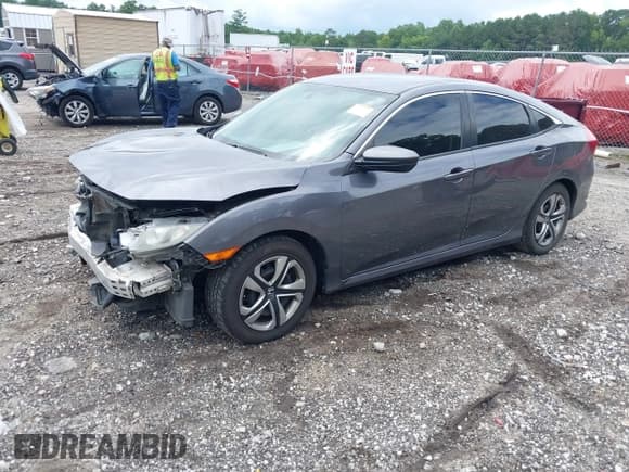 ✅ 2016 Honda Civic LX • VIN: 2HGFC2F57GH510952 • Lot: 42958157. Listed on IAAI with 143,790 mi. Free auction sales archive from the USA and detailed vehicle history report at DreamBid. Image 2.