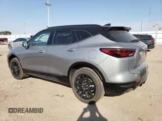 2023 Chevrolet Blazer RS with VIN 3GNKBKRS8PS219768, listed as a Copart auction lot 71085094 with 13,853 mi miles and Salvage title. Bid and sale history available at DreamBid. Image 2.