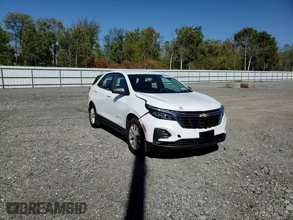 2024 Chevrolet Equinox LS with VIN 3GNAXHEGXRL252544, listed as a Copart auction lot 80685645 with 25,299 mi miles and Salvage title. Bid and sale history available at DreamBid. Image 14.