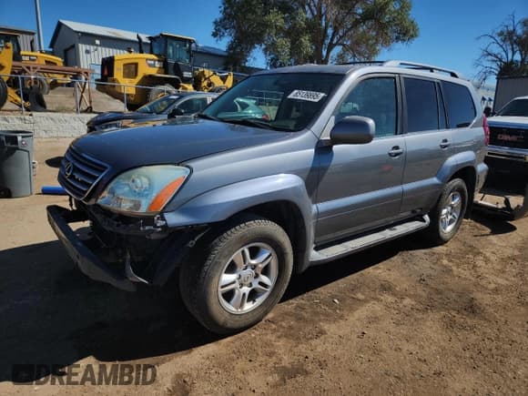 ✅ 2003 Lexus GX 470 • VIN: JTJBT20X730023205 • Lot: 85139895. Listed on Copart with 202,087 mi. Free auction sales archive from the USA and detailed vehicle history report at DreamBid. Image 1.