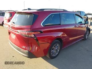 ✅ 2021 Toyota Sienna XLE • VIN: 5TDJSKFC2MS026694 • Lot: 43581540. Listed on IAAI with 55,938 mi. Free auction sales archive from the USA and detailed vehicle history report at DreamBid. Image 4.
