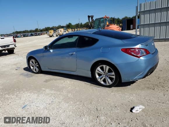 2011 Hyundai Genesis Coupe R-Spec with VIN KMHHT6KD5BU053622, listed as a Copart auction lot 84557754 with 53,703 mi miles and Salvage title. Bid and sale history available at DreamBid. Image 2.