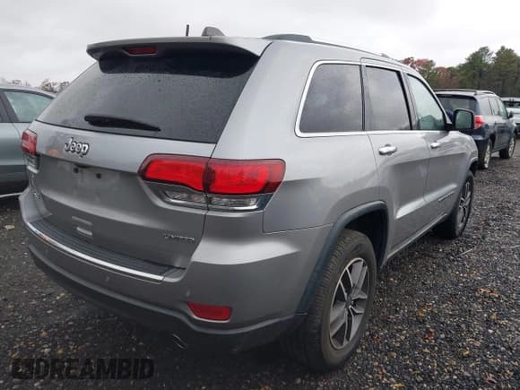 ✅ 2020 Jeep Grand Cherokee Limited • VIN: 1C4RJFBG9LC331776 • Lot: 43637683. Listed on IAAI with 82,538 mi. Free auction sales archive from the USA and detailed vehicle history report at DreamBid. Image 4.
