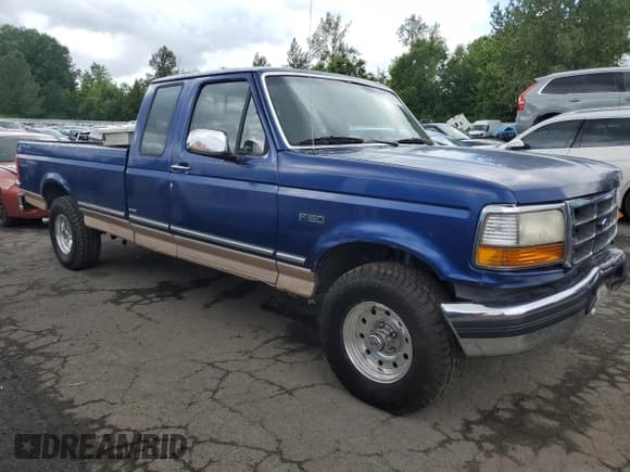 ✅ 1996 Ford F-150 • VIN: 1FTEX14H8TKA28287 • Lot: 57454015. Listed on Copart with 153,005 mi. Free auction sales archive from the USA and detailed vehicle history report at DreamBid. Image 4.