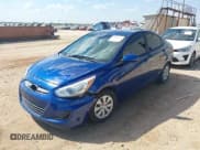 ✅ 2016 Hyundai Accent SE • VIN: KMHCT4AE4GU094596 • Lot: 43403579. Listed on IAAI with 117,382 mi. Free auction sales archive from the USA and detailed vehicle history report at DreamBid. Image 2.