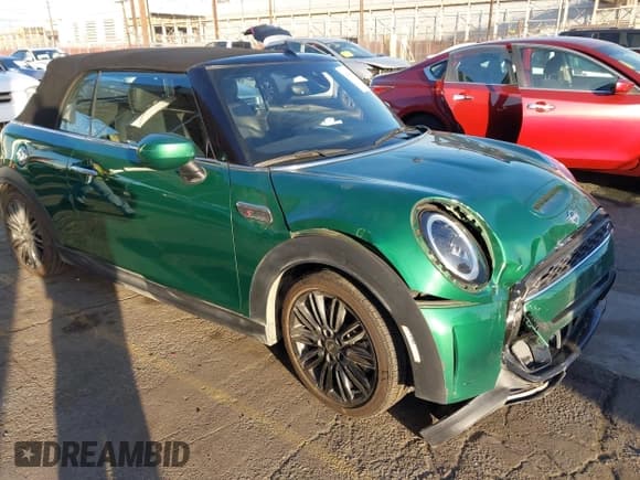 ✅ 2024 MINI Convertible Cooper S • VIN: WMW43DL04R3R35395 • Lot: 43588591. Listed on IAAI with 42,549 mi. Free auction sales archive from the USA and detailed vehicle history report at DreamBid. Image 1.