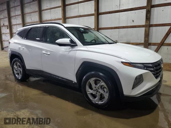 2024 Hyundai Tucson SEL with VIN 5NMJBCDE5RH390998, listed as a Copart auction lot 86100935 with 32,449 mi miles and Non repairable. Bid and sale history available at DreamBid. Image 4.