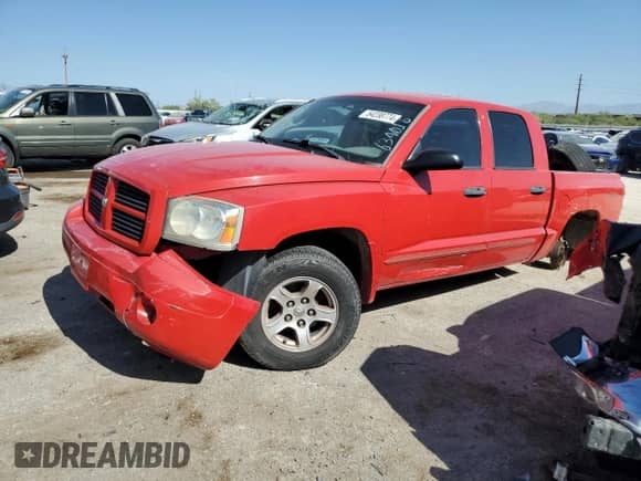 2006 Dodge Dakota SLT с VIN 1D7HE48N76S634016, выставлен на аукционе Copart как лот 54238774 с пробегом 233 035 миль миль и Списание • Salvage title. История ставок и продаж доступна на DreamBid. Изображение 1.