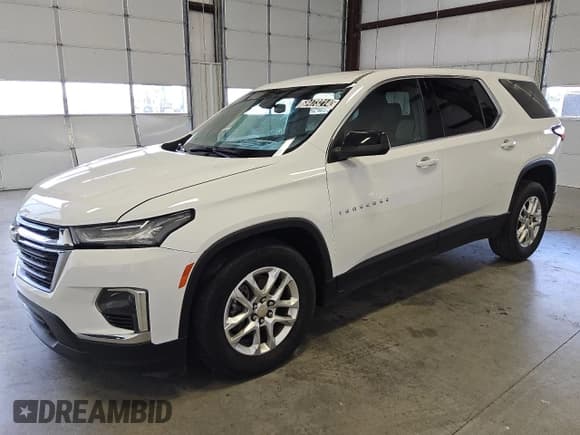 ✅ 2023 Chevrolet Traverse LS • VIN: 1GNERFKW7PJ231053 • Lot: 68473214. Wystawiony na Copart z przebiegiem 37 012 mil. Bezpłatny archiwum sprzedaży aukcyjnych z USA i szczegółowy raport historii pojazdu na DreamBid. Zdjęcie 1.