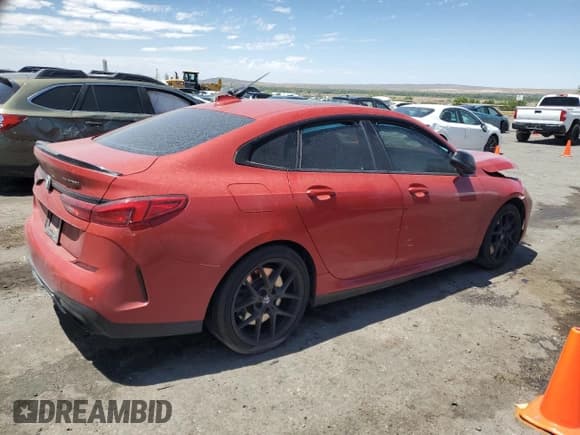 ✅ 2021 BMW 2 Series M235i xDrive • VIN: WBA13AL08M7G96195 • Lot: 61825605. Listed on Copart with 72,743 mi. Free auction sales archive from the USA and detailed vehicle history report at DreamBid. Image 3.