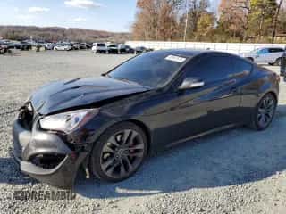 2014 Hyundai Genesis Coupe R-Spec z VIN KMHHU6KJ5EU114622, wystawiony jako Copart lot #82957574 z przebiegiem 112 813 mil mil oraz Szkoda całkowita • Salvage title. Historia ofert i sprzedaży dostępna na DreamBid. Obrazek 1.