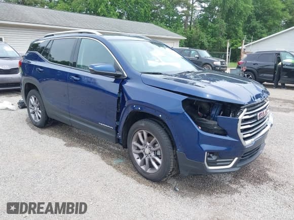 ✅ 2023 GMC Terrain SLT • VIN: 3GKALVEG4PL191518 • Lot: 42287665. Listed on IAAI with 47,579 mi. Free auction sales archive from the USA and detailed vehicle history report at DreamBid. Image 1.