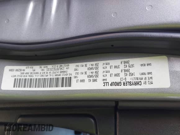 2014 Jeep Grand Cherokee Limited с VIN 1C4RJFBT5EC231321, выставлен на аукционе IAAI как лот 42776750 с пробегом 141 414 миль миль и . История ставок и продаж доступна на DreamBid. Изображение 9.