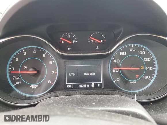 ✅ 2017 Chevrolet Cruze Premier • VIN: 1G1BF5SM8H7177539 • Lot: 57865443. Listed on Copart with 92,796 mi. Free auction sales archive from the USA and detailed vehicle history report at DreamBid. Image 9.