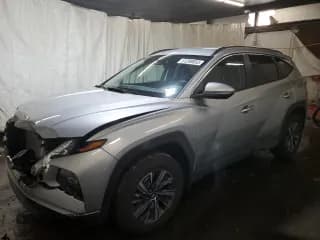 ✅ 2023 Hyundai Tucson Blue • VIN: KM8JBCA15PU086525 • Lot: 51290853. Wystawiony na Copart z przebiegiem 4 609 mil. Bezpłatny archiwum sprzedaży aukcyjnych z USA i szczegółowy raport historii pojazdu na DreamBid. Zdjęcie 1.