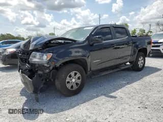2020 Chevrolet Colorado 2WD Work Truck with VIN 1GCGSBEN2L1243915, listed as a Copart auction lot 64757115 with 62,734 mi miles and Salvage title. Bid and sale history available at DreamBid. Image 1.