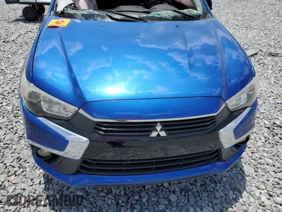 2017 Mitsubishi Outlander SE with VIN JA4AR3AW4HZ016685, listed as a Copart auction lot 57983775 with Not provided miles and Salvage title. Bid and sale history available at DreamBid. Image 12.