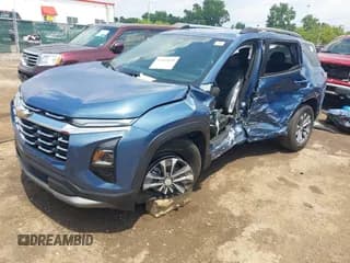 ✅ 2025 Chevrolet Equinox FWD LT • VIN: 3GNAXHEG7SL272580 • Лот: 42605098. Опубликован ранее на IAAI с пробегом 775 миль. Бесплатный доступ к архиву аукционных продаж из США и подробный отчёт об истории автомобиля на DreamBid. Изображение 2.