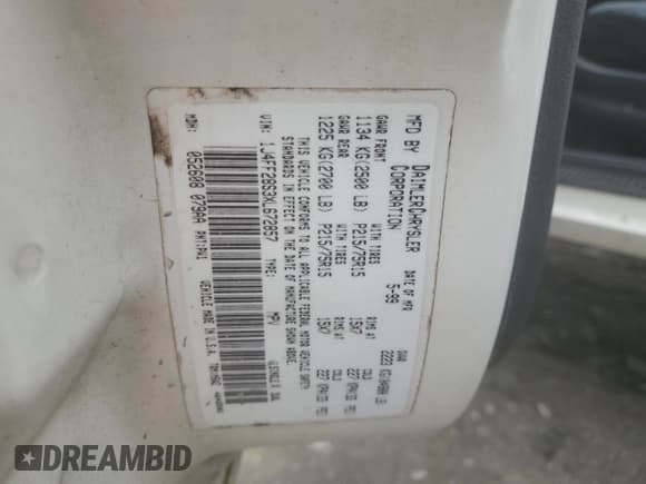 ✅ 1999 Jeep Cherokee SE • VIN: 1J4FF28S3XL672857 • Lot: 62032845. Listed on Copart with 192,486 mi. Free auction sales archive from the USA and detailed vehicle history report at DreamBid. Image 12.