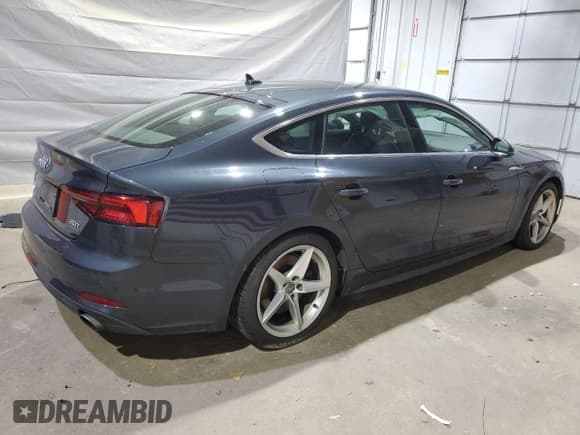 ✅ 2018 Audi A5 Sportback Premium Plus • VIN: WAUENCF54JA019283 • Lot: 91059475. Listed on Copart with 153,959 mi. Free auction sales archive from the USA and detailed vehicle history report at DreamBid. Image 3.