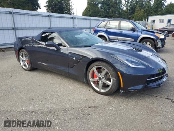 ✅ 2014 Chevrolet Corvette 3LT • VIN: 1G1YF3D71E5128406 • Lot: 84060495. Listed on Copart with 16,279 mi. Free auction sales archive from the USA and detailed vehicle history report at DreamBid. Image 4.