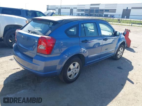 2007 Dodge Caliber with VIN 1B3HB28B07D270820, listed as a IAAI auction lot 43282801 with 153,963 mi miles and . Bid and sale history available at DreamBid. Image 4.