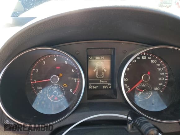 ✅ 2013 Volkswagen Golf GTI • VIN: WVWED7AJXDW124659 • Lot: 86736044. Listed on Copart with 93,367 mi. Free auction sales archive from the USA and detailed vehicle history report at DreamBid. Image 9.