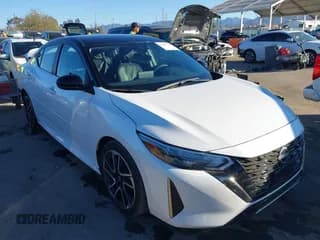 ✅ 2025 Nissan Sentra SR • VIN: 3N1AB8DV8SY230108 • Lot: 43609733. Listed on IAAI with 12,976 mi. Free auction sales archive from the USA and detailed vehicle history report at DreamBid. Image 1.