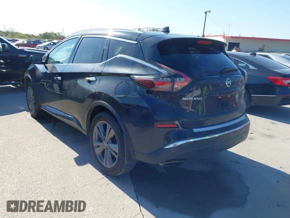 ✅ 2020 Nissan Murano Platinum • VIN: 5N1AZ2DJ7LN132197 • Lot: 43649145. Listed on IAAI with 68,811 mi. Free auction sales archive from the USA and detailed vehicle history report at DreamBid. Image 3.