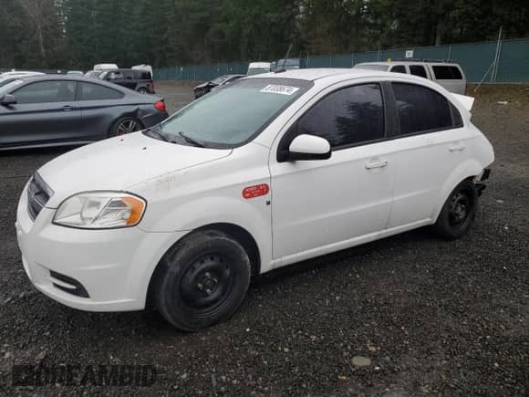 2009 Chevrolet Aveo 1LT z VIN KL1TD56E29B382736, wystawiony jako Copart lot #87038674 z przebiegiem 177 623 mil mil oraz Szkoda całkowita • Salvage title. Historia ofert i sprzedaży dostępna na DreamBid. Obrazek 1.