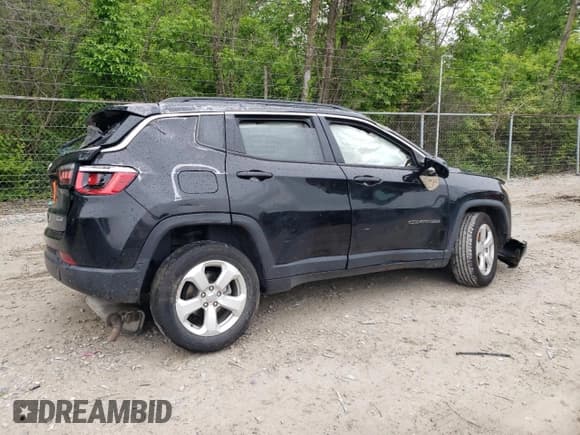 ✅ 2019 Jeep Compass Latitude • VIN: 3C4NJCBB0KT855595 • Lot: 58997955. Listed on Copart with Not provided. Free auction sales archive from the USA and detailed vehicle history report at DreamBid. Image 3.