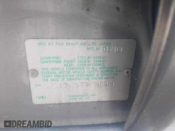 ✅ 2007 Subaru Forester X • VIN: JF1SG65677H740067 • Lot: 42294046. Listed on IAAI with 182,812 mi. Free auction sales archive from the USA and detailed vehicle history report at DreamBid. Image 9.