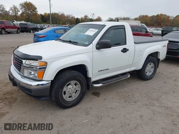 ✅ 2005 GMC Canyon SLE Z71 • VIN: 1GTDS146658161977 • Lot: 43563928. Listed on IAAI with 95,521 mi. Free auction sales archive from the USA and detailed vehicle history report at DreamBid. Image 2.