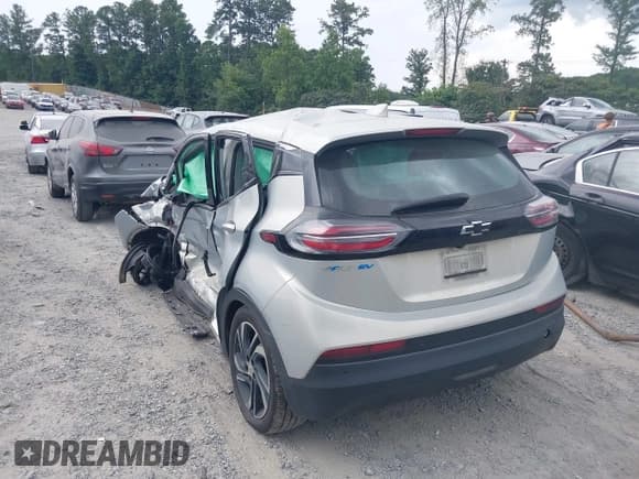 ✅ 2023 Chevrolet Bolt EV 2LT • VIN: 1G1FX6S08P4188767 • Lot: 42693957. Listed on IAAI with Not provided. Free auction sales archive from the USA and detailed vehicle history report at DreamBid. Image 3.