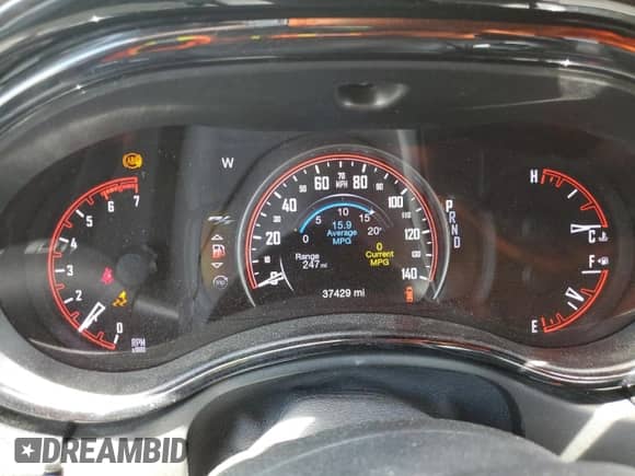 2022 Dodge Durango R/T with VIN 1C4SDHCTXNC101389, listed as a Copart auction lot 58491235 with 37,429 mi miles and Salvage title. Bid and sale history available at DreamBid. Image 9.