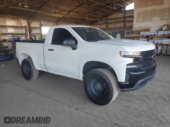 2022 Chevrolet Silverado 1500 Work Truck z VIN 3GCNWAED9NG166302, wystawiony jako Copart lot #66565525 z przebiegiem 43 076 mil mil oraz Czysty tytuł • Clean title. Historia ofert i sprzedaży dostępna na DreamBid. Obrazek 4.