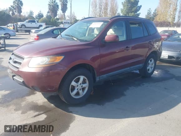 ✅ 2008 Hyundai Santa Fe GLS • VIN: 5NMSG13D48H156305 • Lot: 43821942. Listed on IAAI with 121,790 mi. Free auction sales archive from the USA and detailed vehicle history report at DreamBid. Image 2.