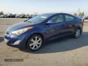✅ 2013 Hyundai Elantra Limited • VIN: KMHDH4AE4DU707060 • Lot: 65143745. Listed on Copart with 96,025 mi. Free auction sales archive from the USA and detailed vehicle history report at DreamBid. Image 1.