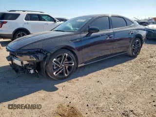 2024 Hyundai Sonata N Line with VIN KMHL54JC3RA421843, listed as a Copart auction lot 91057935 with 9,700 mi miles and Salvage title. Bid and sale history available at DreamBid. Image 1.