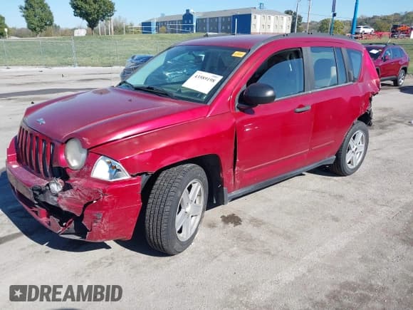 ✅ 2008 Jeep Compass Sport • VIN: 1J8FT47W88D750083 • Lot: 43589198. Listed on IAAI with 156,959 mi. Free auction sales archive from the USA and detailed vehicle history report at DreamBid. Image 17.