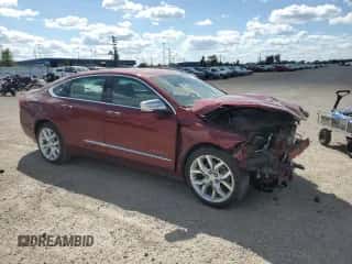 2017 Chevrolet Impala Premier with VIN 2G1145S37H9170783, listed as a Copart auction lot 70279445 with Not provided miles and Salvage title. Bid and sale history available at DreamBid. Image 4.