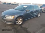 ✅ 2012 Volkswagen Passat SE • VIN: 1VWBP7A35CC071605 • Lot: 43650796. Listed on IAAI with 215,229 mi. Free auction sales archive from the USA and detailed vehicle history report at DreamBid. Image 2.