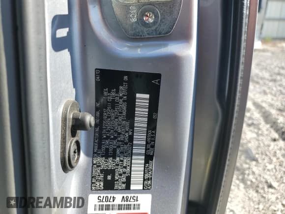 ✅ 2013 Toyota Sienna LE • VIN: 5TDKK3DC6DS360272 • Лот: 85086495. Опубликован ранее на Copart с пробегом 150 190 миль. Бесплатный доступ к архиву аукционных продаж из США и подробный отчёт об истории автомобиля на DreamBid. Изображение 13.