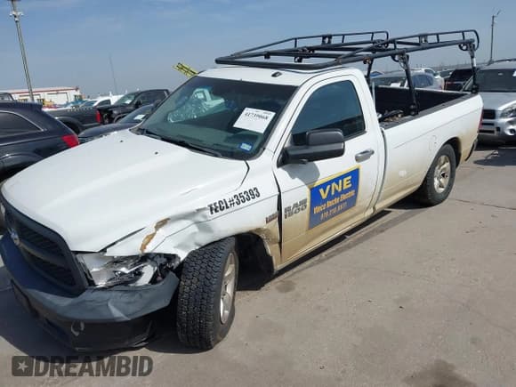 ✅ 2014 Ram 1500 Tradesman • VIN: 3C6JR7DT4EG332069 • Lot: 41739068. Listed on IAAI with 205,392 mi. Free auction sales archive from the USA and detailed vehicle history report at DreamBid. Image 2.